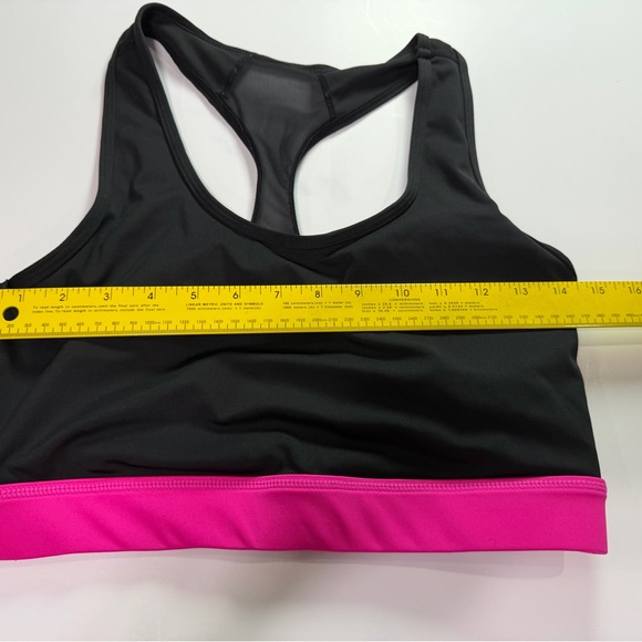 LuLaRoe Black and Pink Sports Bra - Picture 2 of 6